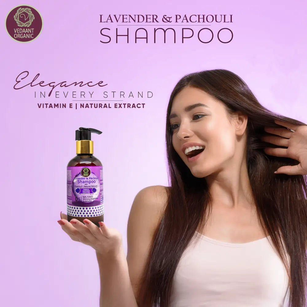 Best Duo Combo I Argan Oil Keratin & Lavender Patchouli Shampoo with Vitamin E & Natural Extracts