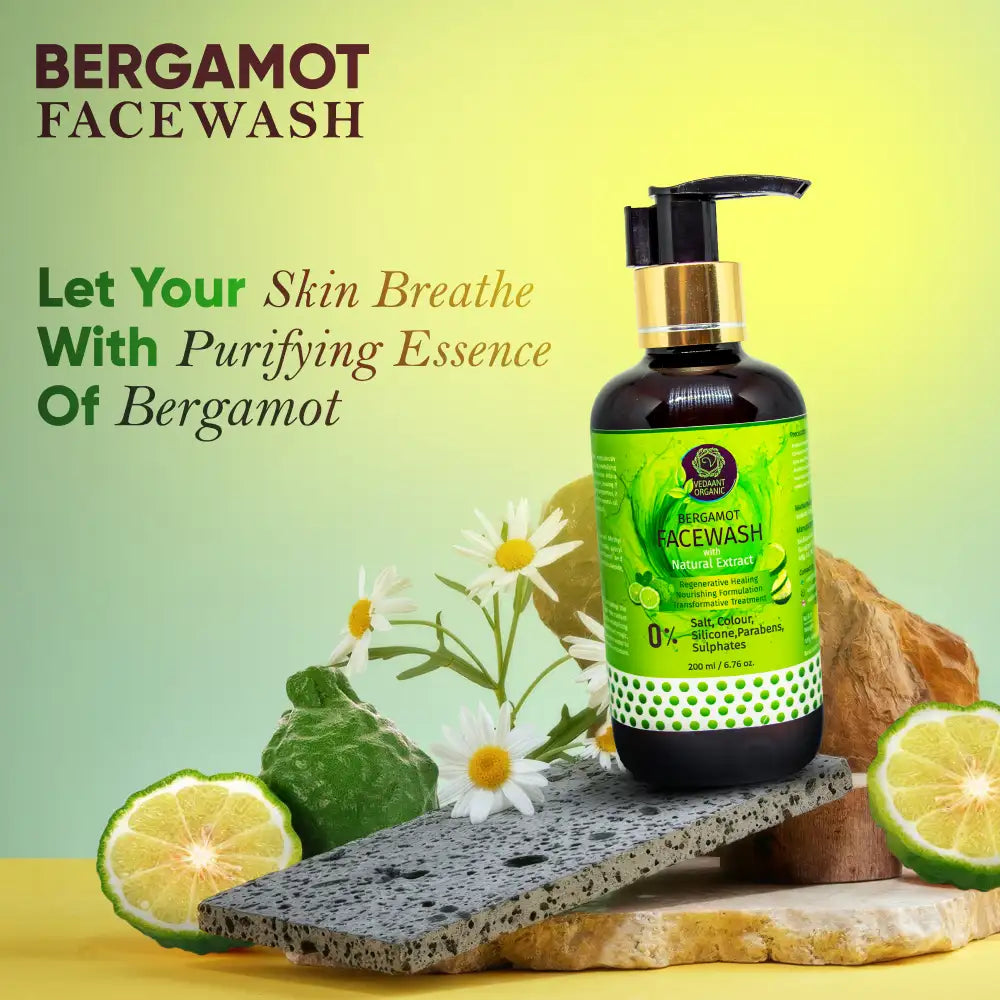 Face Wash Duo Combo I Bergamot & Kumkumadi Face Wash with Natural Extracts