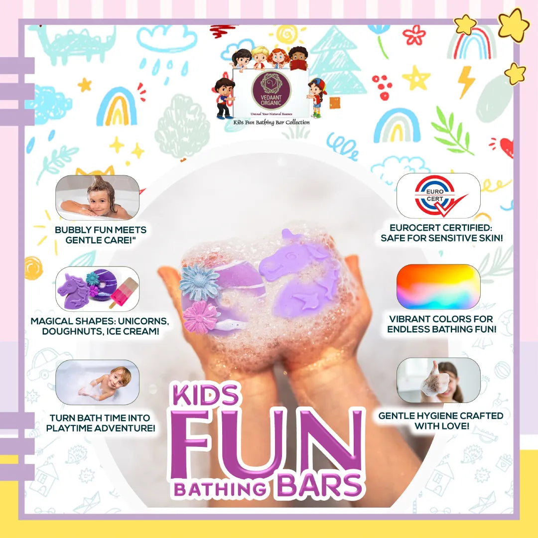 Doughnut Kids Fun Bathing Bar