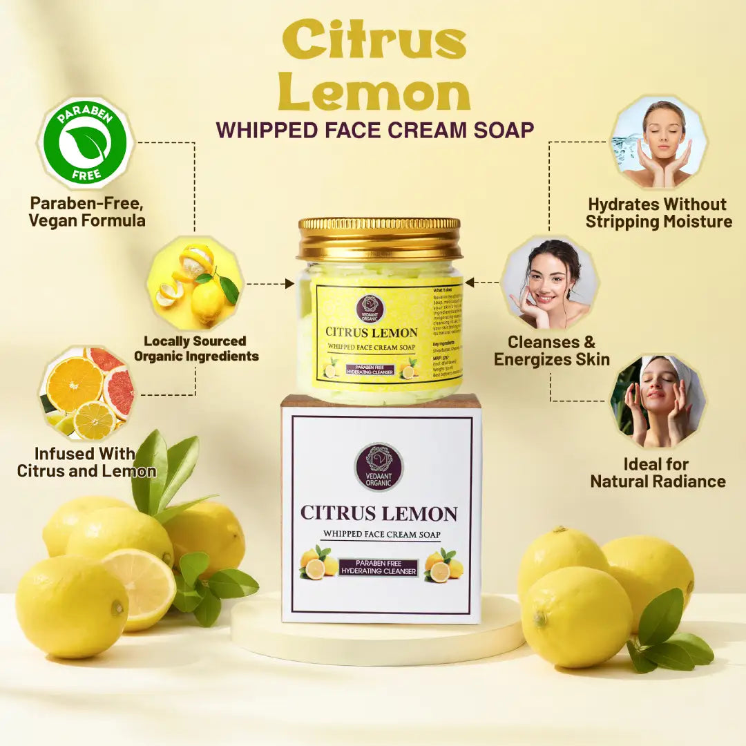 Whipped Face Cream Soap Collectives I Cotton Candy & Citrus Lemon