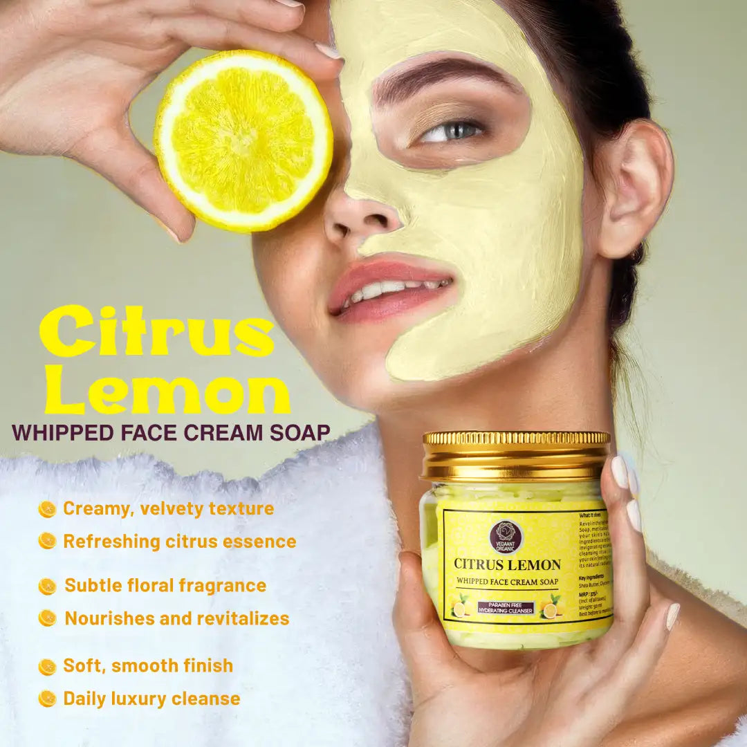 Whipped Face Cream Soap Collectives I Cotton Candy & Citrus Lemon