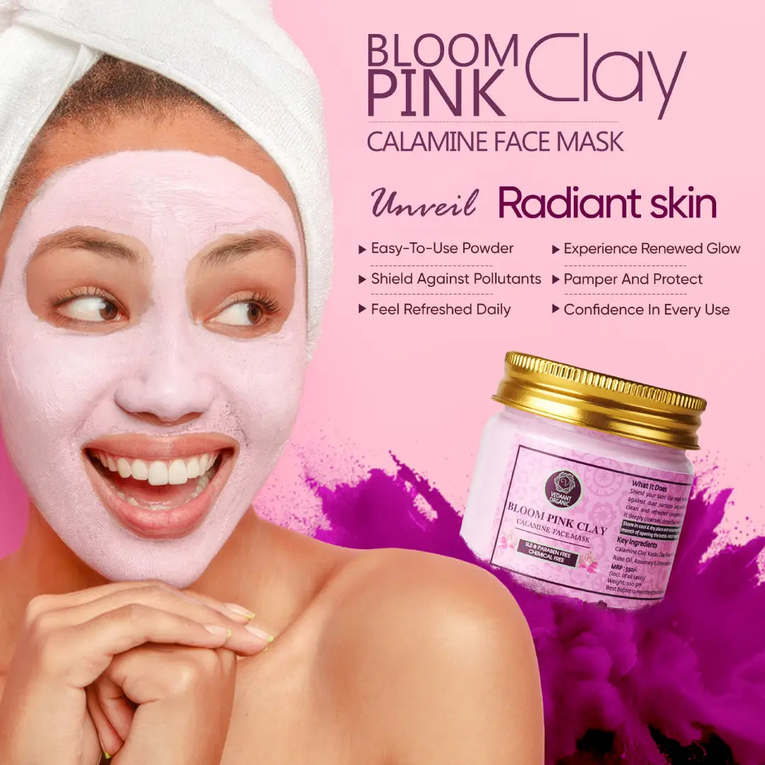 Bloom Pink Clay Face Mask