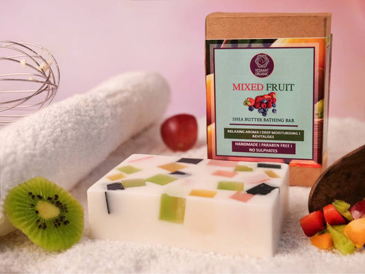 Best Duo I Mixed Fruit Sheabutter & Charcoal Tea Tree Glycerine Bathing Bars