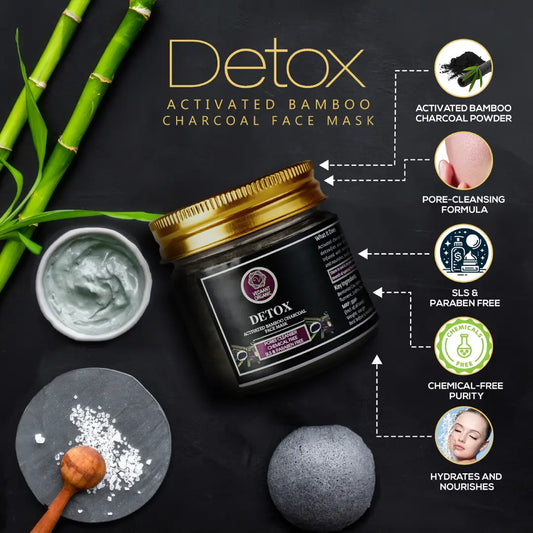 Best Duo I Detox Activated Bamboo Charcoal & Shine Up Instaglow Face Mask