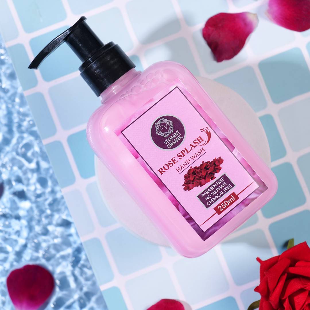 Rose Splash Hand Wash – Vedaant Organic