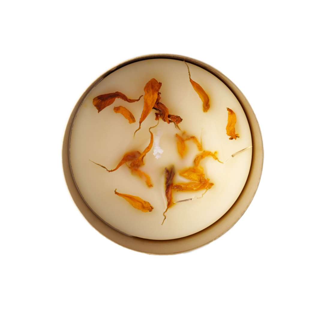 Sandalwood Marigold Aromatic Soy Wax Candle