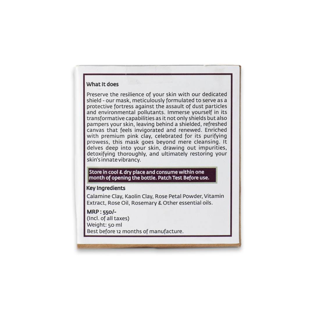 Bloom Pink Clay Face Mask