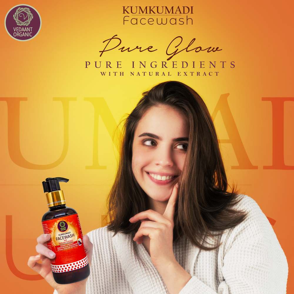 Face Wash Duo Combo I Kumkumadi & Coconut Sandalwood Glow Face Wash with Natural Extracts.