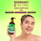 Rosemary & Tea Tree Shampoo with Silk Protein I Keratin I Natural Extracts