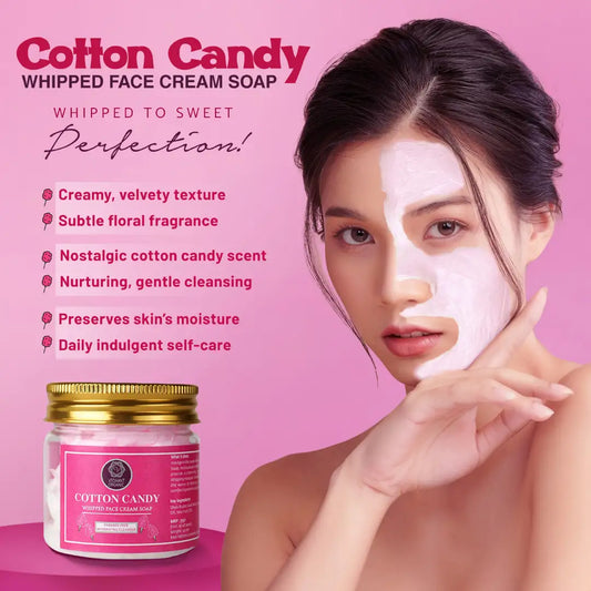 Cotton Candy Whipped Face Cream Soap