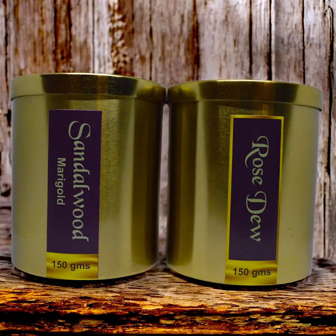 Best Duo I Rose Dew & Sandalwood Marigold Aromatic & Scented Soy Wax Candles