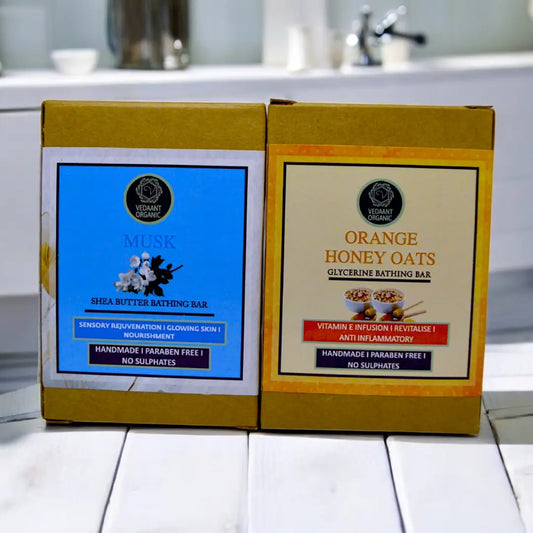 Best Duo I Musk Sheabutter & Orange Honey Oats Glycerine Bathing Bars