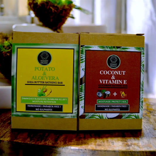 Best Duo I Potato Aloe Vera Sheabutter & Coconut Vitamin E Glycerine Bathing Bars