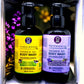 Shower Gel Duo Combo I Patchouli Lavender Essence & Sandalwood Saffron Bliss Shower Gel/Body Wash with Natural Extracts