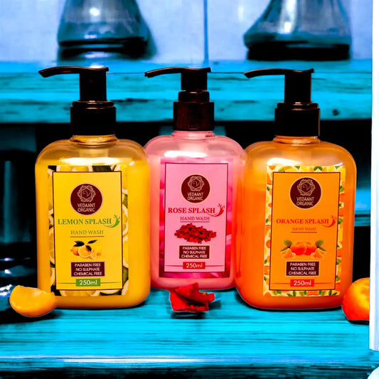 Hand Wash Collectives I Orange Splash  I Rose Splash  & Lemon Splash