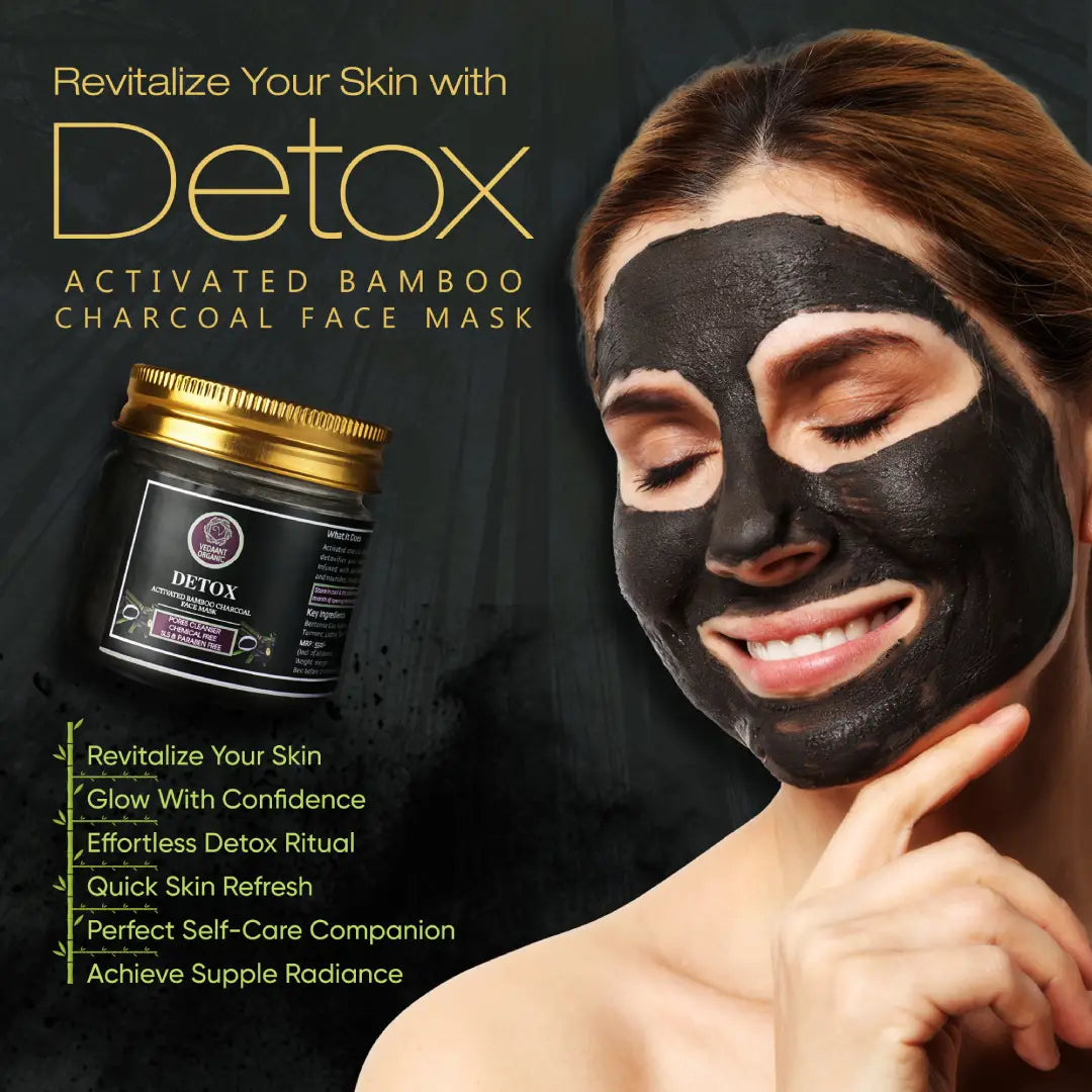 Best Duo I Detox Activated Bamboo Charcoal & Shine Up Instaglow Face Mask