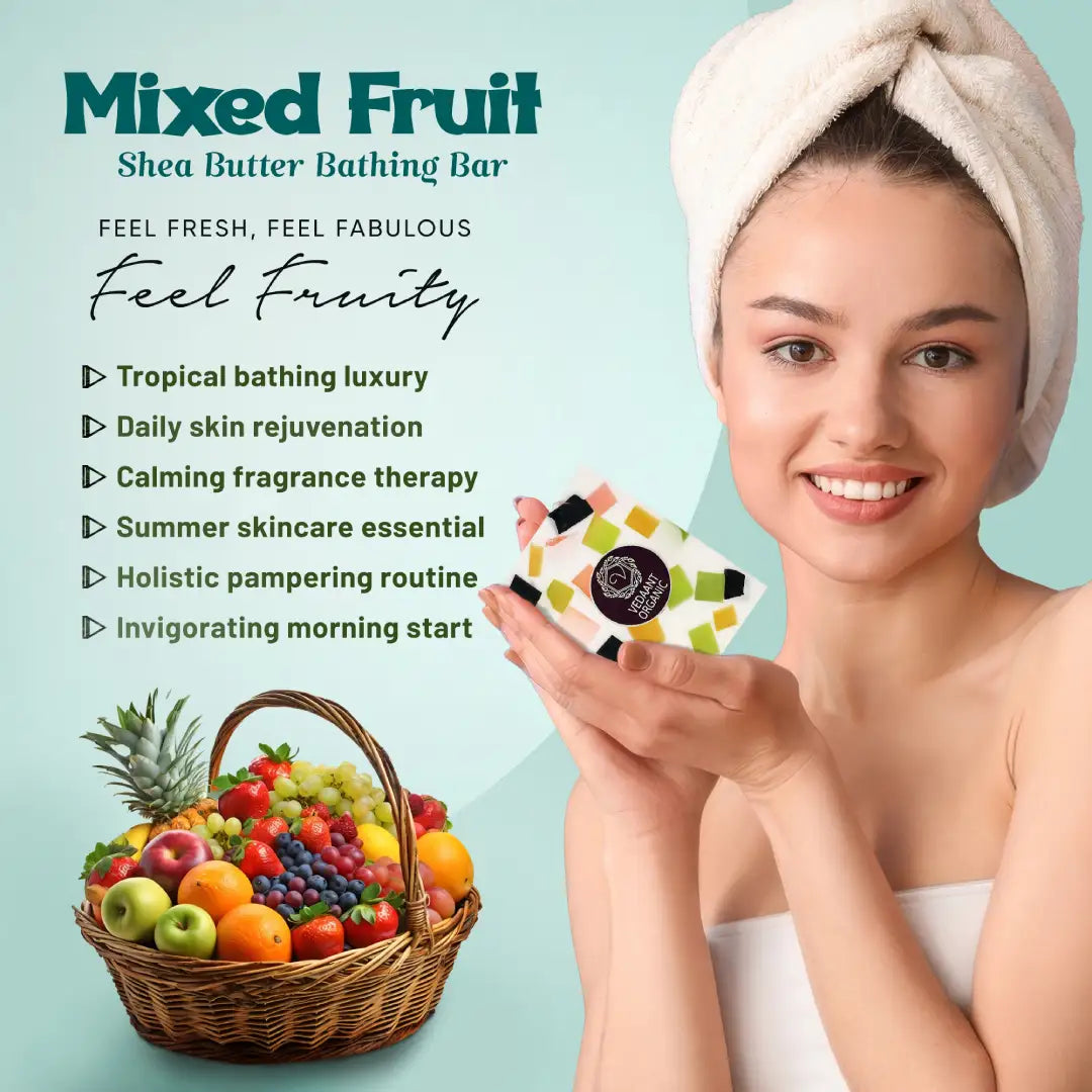 Best Duo I Mixed Fruit Sheabutter & Charcoal Tea Tree Glycerine Bathing Bars