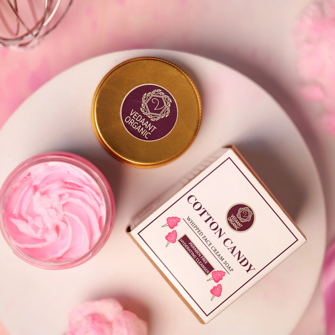 Whipped Face Cream Soap Collectives I Cotton Candy & Citrus Lemon